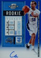 Cole Anthony 2020 Contenders Optic #115 Rookie Ticket Auto